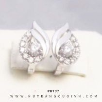 Mua BÔNG TAI VÀNG TRẮNG PBT37 tại Anh Phương Jewelry